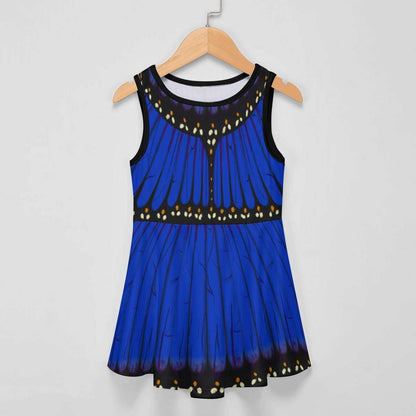 Dark Blue Morpho Butterfly Dress